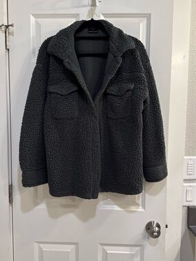 Cozy Green Sherpa Jacket